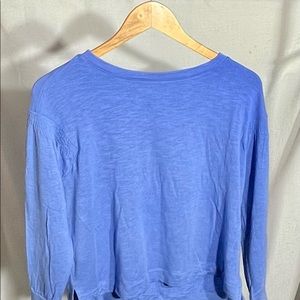 Blue sweater top by loft